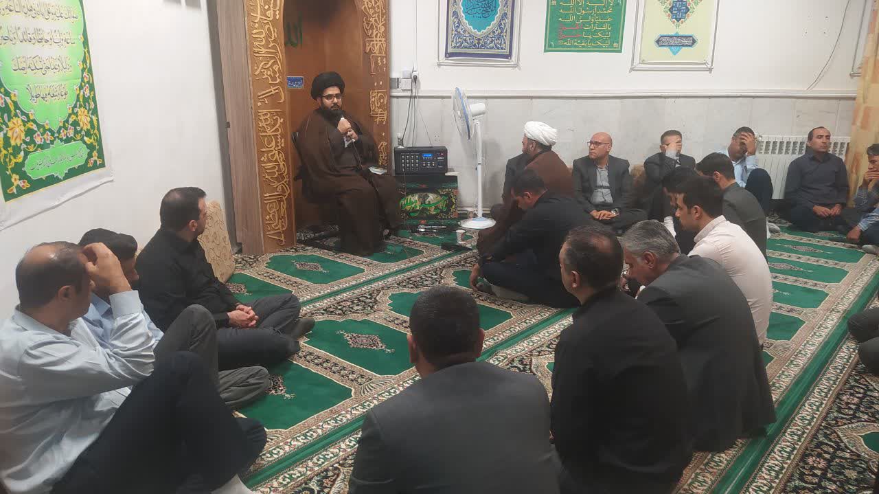 برگزاری مراسم عزاداری در پنجمین روز از دهه اول محرم در نمازخانه شهرداری طرقبه 