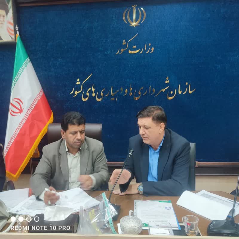 جلسه مشترک شهردار طرقبه و نماینده مردم طرقبه شاندیز در مجلس شورای اسلامی با مدیران ارشد سازمان همیاری شهرداری های کشور 